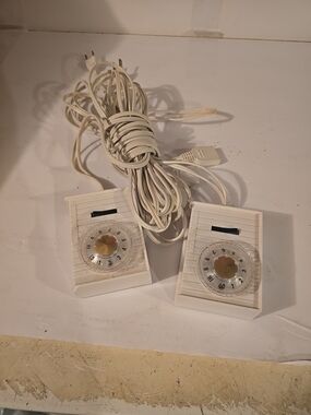 Sears White Dual Electric Blanket Controls E23623